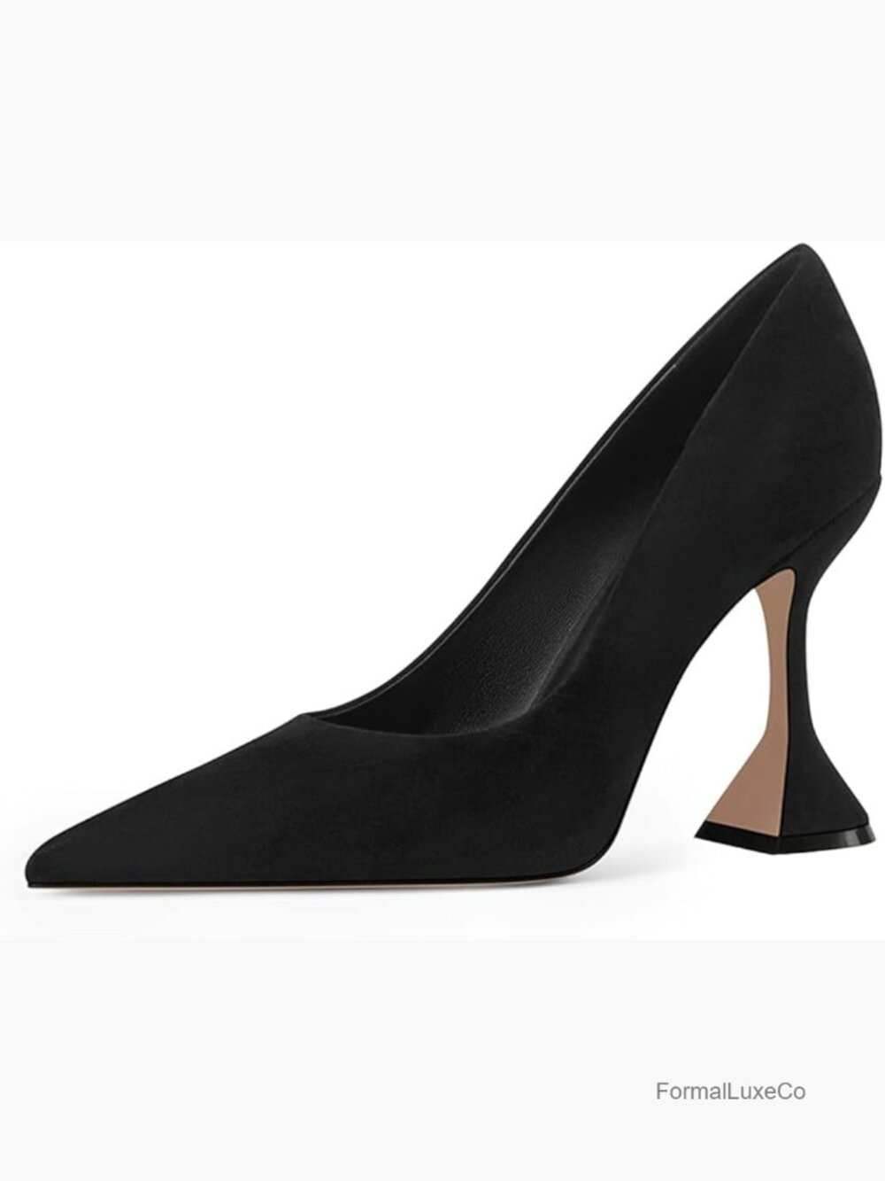 Kitten Heel Pointed Toe Slip On Pumps Party Prom Shoes 4-16 US